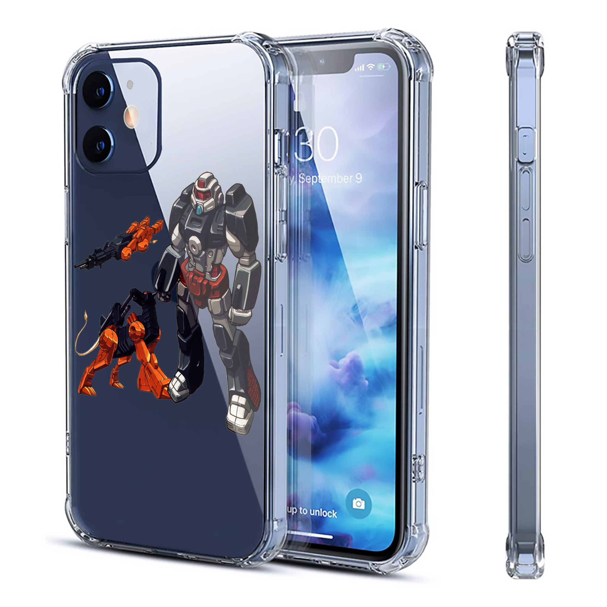 （画像用）  【iPhone 12シリーズ対応】透明スマホケース（クリアソフトケース）